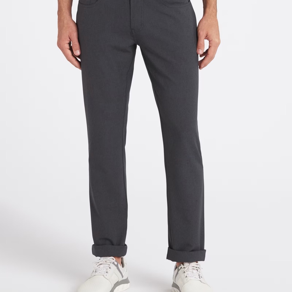 NWT Travis Mathew Pants Mens 38 Gray Pantladdium Prestige 777 Performance Golf